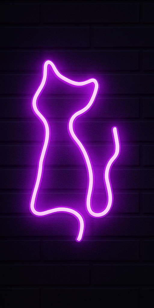 Neon LED Kot